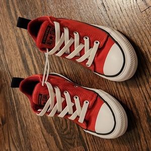 Converse girls red size 13